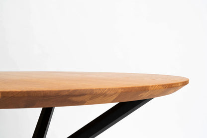 stiks Esstisch aus massiver Eiche, Detail Tischplatte geölt